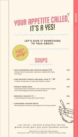 Menu Card